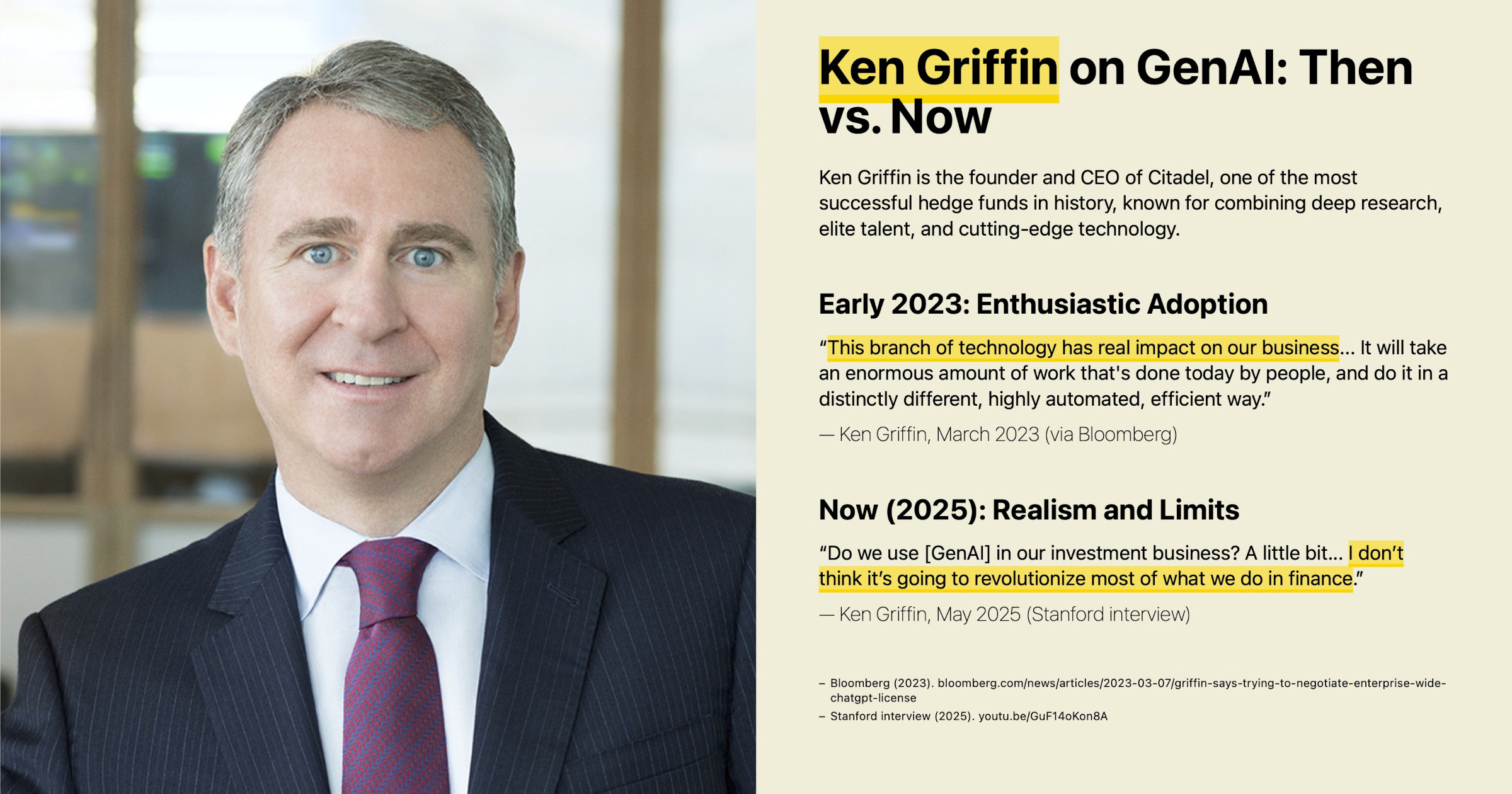 From Hype to Sobriety: Revisiting Ken Griffin on AI